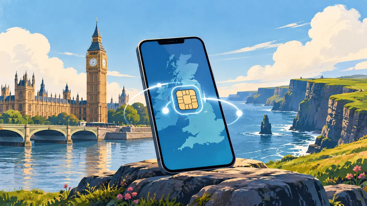 eSIM for the UK and Ireland: Will One Plan Cover Both?