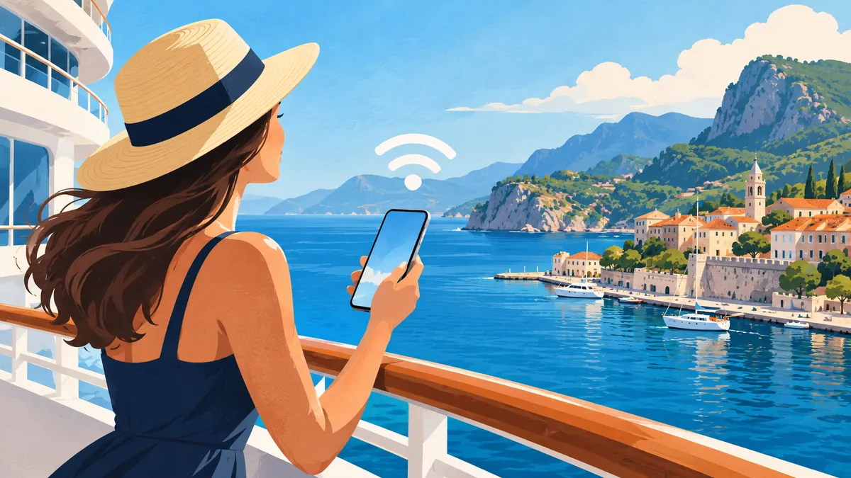 eSIM for Cruise Ships: Port Data, Wi-Fi and Roaming